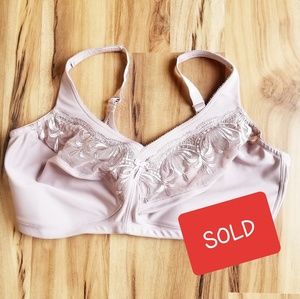 Glamorise Magic Lift Embroidered Bra 42H